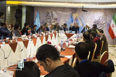 آیین افتتاح کارگاه‌های آموزشی برگزیدگان تئاتر استانی