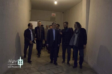 بازدید وزیر فرهنگ وارشاد از کارگاه های همایش برگزیدگان تئاتر استان ها