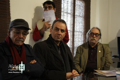 مراسم رونمایی از پوستر جشنواره تئاتر فجر