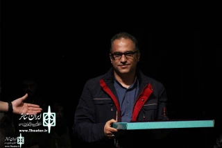 At closing Ceremony of Samar Theater Festival

Special mention to editor-in- chief of Iran Theater site