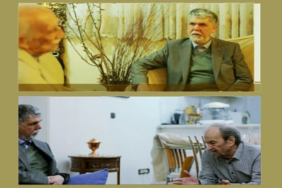 دیدار نوروزی وزیر ارشاد با داریوش اسدزاده و حسن ناهید