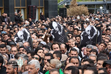 مراسم تشیع جمشید مشایخی