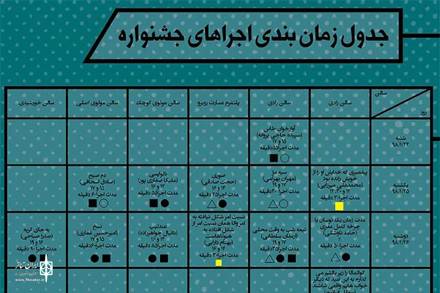 از اجرای آوازه خوان طاس تا رونمایی پوسترها 2