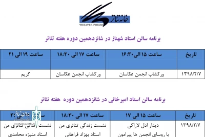 در آغاز به کار شانزدهمین دوره برگزار می‌شود

از تئاتر پیمایی تا اجرای نمایش در روز اول هفته بزرگ‌داشت تئاتر