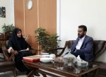 دیدار مدیر اداره تئاتر با سر پرست دفتر طرح‌های عمرانی وزارت ارشاد 2
