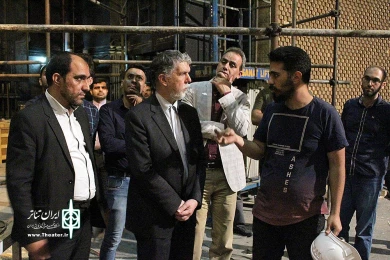 وزیر فرهنگ و ارشاد اسلامی در مجموعه تئاتر شهر