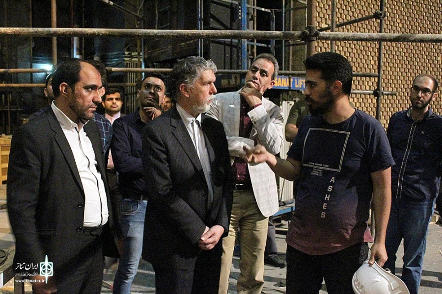 وزیر فرهنگ و ارشاد اسلامی در مجموعه تئاتر شهر