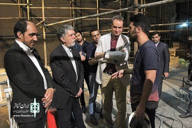 وزیر فرهنگ و ارشاد اسلامی در مجموعه تئاتر شهر