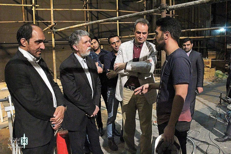 وزیر فرهنگ و ارشاد اسلامی در مجموعه تئاتر شهر