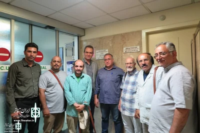 Director General of Performing Arts  Center visited the oldest Iranian  Morshed(master)