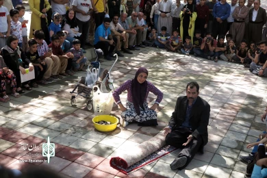 روز اول از جشنواره تئاتر خیابانی مریوان