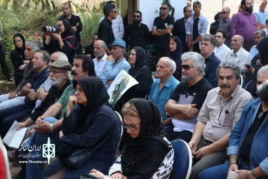مراسم تشییع پیکر زنده یاد داریوش اسدزاده