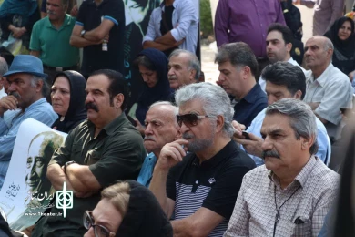 مراسم تشییع پیکر زنده یاد داریوش اسدزاده