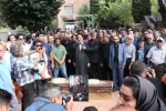 مراسم تشییع پیکر زنده یاد داریوش اسدزاده