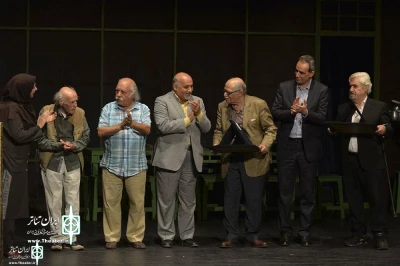 On Fifty-Fourth Establishment anniversary of Sangelaj Theater

The first Sangelaj Theater Badge was presented to EnayatBakhshi and Akbar Zanjanpour