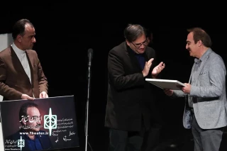 At closing Ceremony of Khorasan Razavi Theater Fest.

Hamid Karimi to Praise