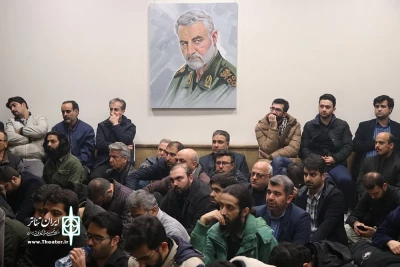 آیین تجدید عهد هنرمندان با شهید قاسم سلیمانی