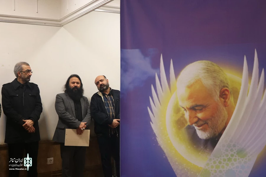 آیین تجدید عهد هنرمندان با شهید قاسم سلیمانی