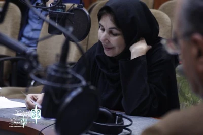Afsaneh Gorji at Radio Namayesh