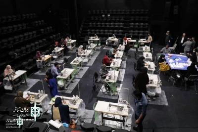 In collaboration with the Roudaki Foundation

A mask production charity workroom in Hafez Hall