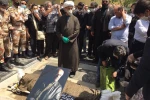 سیروس گرجستانی در قطعه هنرمندان آرام گرفت 2