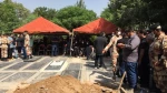سیروس گرجستانی در قطعه هنرمندان آرام گرفت 5