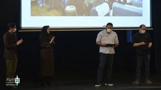Jamshid Madadi's memorial service was held at Sangelaj Theater Complex