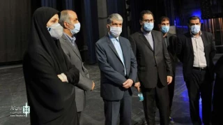 The Minister of Culture and Islamic Guidance visited Vahdat Hall