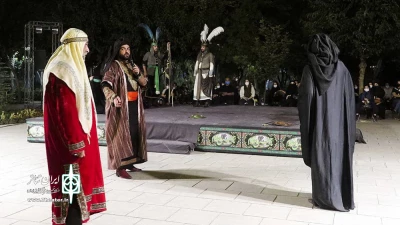 در مقابل تالار وحدت اجرا می‌شود

تعزیه «بازار شام» در دهمین شب «شبیه‌خوانی در پهنه»