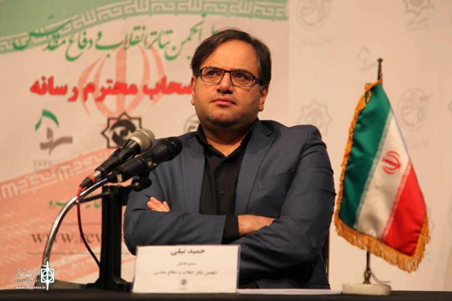 نشست رسانه‌ای مدیرعامل انجمن تئاتر انقلاب و دفاع مقدس 10