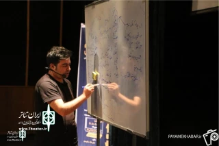 "Reza Goshtasb’s playwriting workshop was held