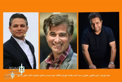 The members of the selection committee of Ardabil Provincial Theater Festival were introduced