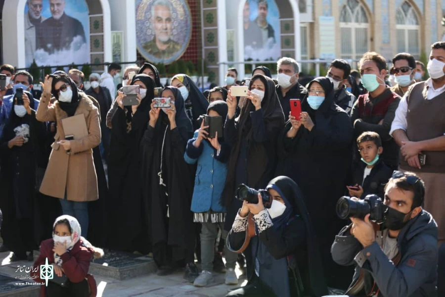 جشنواره سردار آسمانی در جوار مزار سپهبد شهید حاج قاسم سلیمانی افتتاح شد 3