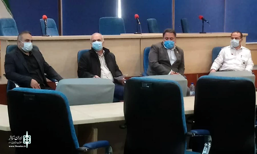 مانور  بحران با سناریوی آتش سوزی در تئاتر شهر برگزار شد 5