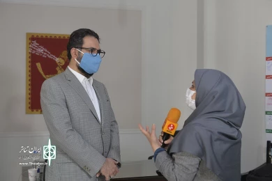 حضور سید محمد مجتبی حسینی معاون امور هنری وزارت فرهنگ و ارشاد اسلامی در دبیرخانه جشنواره عروسکی