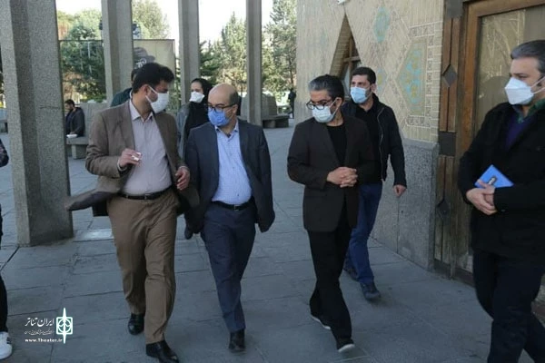 اعضای شورای شهر با مدیران ارشاد درباره حریم تئاتر شهر دیدار می کنند 4