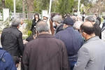 پیکر احمد گنجی پیشکسوت نمایش های رادیویی در قطعه هنرمندان آرام گرفت- عکس امیر شعیبی 5