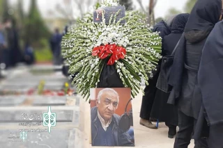 The body of Ahmad Ganji was buried in the Aram Artists' Piece