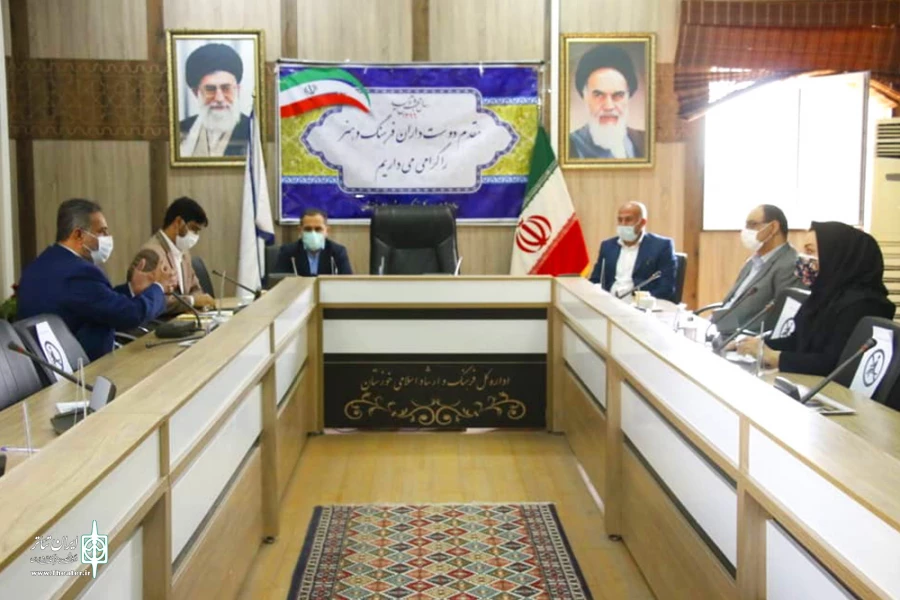جلسه ستادی هفدهمین جشنواره بین المللی تئاتر عربی خوزستان برگزار شد 2