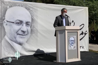 In the presence of a small number of colleagues and family

Ali Moradkhani was buried