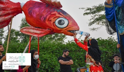Giant Puppets in an environmental show