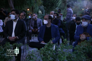 کاشت نهالی به یاد زنده یاد سعدی افشار به مناسبت پنجاه ‌و ششمین سالروز تاسیس تماشاخانه سنگلج در محوطه پارک شهر