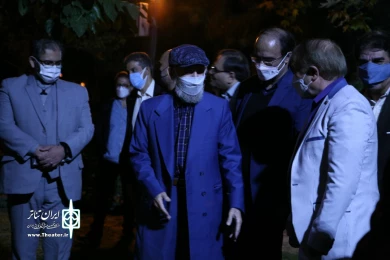 کاشت نهالی به یاد زنده یاد سعدی افشار به مناسبت پنجاه ‌و ششمین سالروز تاسیس تماشاخانه سنگلج در محوطه پارک شهر