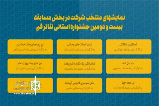 با رای هیئت انتخاب بیست و دومین دوره

آثارراه یافته به مسابقه  جشنواره استانی تئاتر قم معرفی شدند