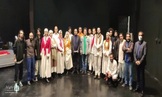 Dedication of the show Don Quixote to Professor Nazerzadeh Kermani