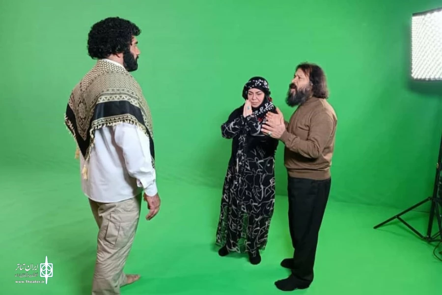 «رقص پرچم» به کارگردانی کوروش زارعی روی صحنه رفت 2