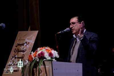 At the closing ceremony of the 10th Alborz Theater Festival

Qader Ashna :Special support of national plays