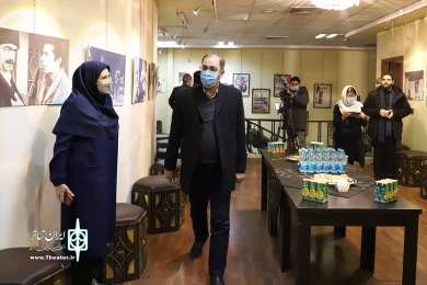 مراسم تقدیر از عوامل نمایش خاموشان