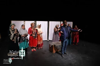 The performance of "One Thousand and One Tricks" was dedicated to Iran Theater staff