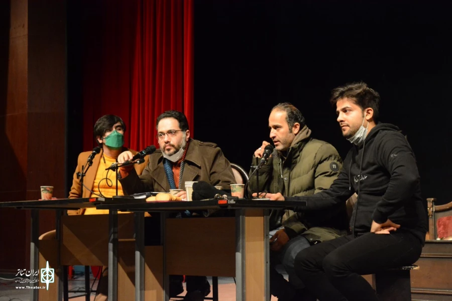 جلسه نقد و بررسی نمایش "بی همه چیز" در تالار فرهنگ و هنرقم برگزار شد 2